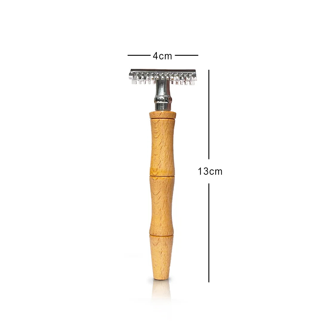 150g sustainable bamboo face razor with 1 blade