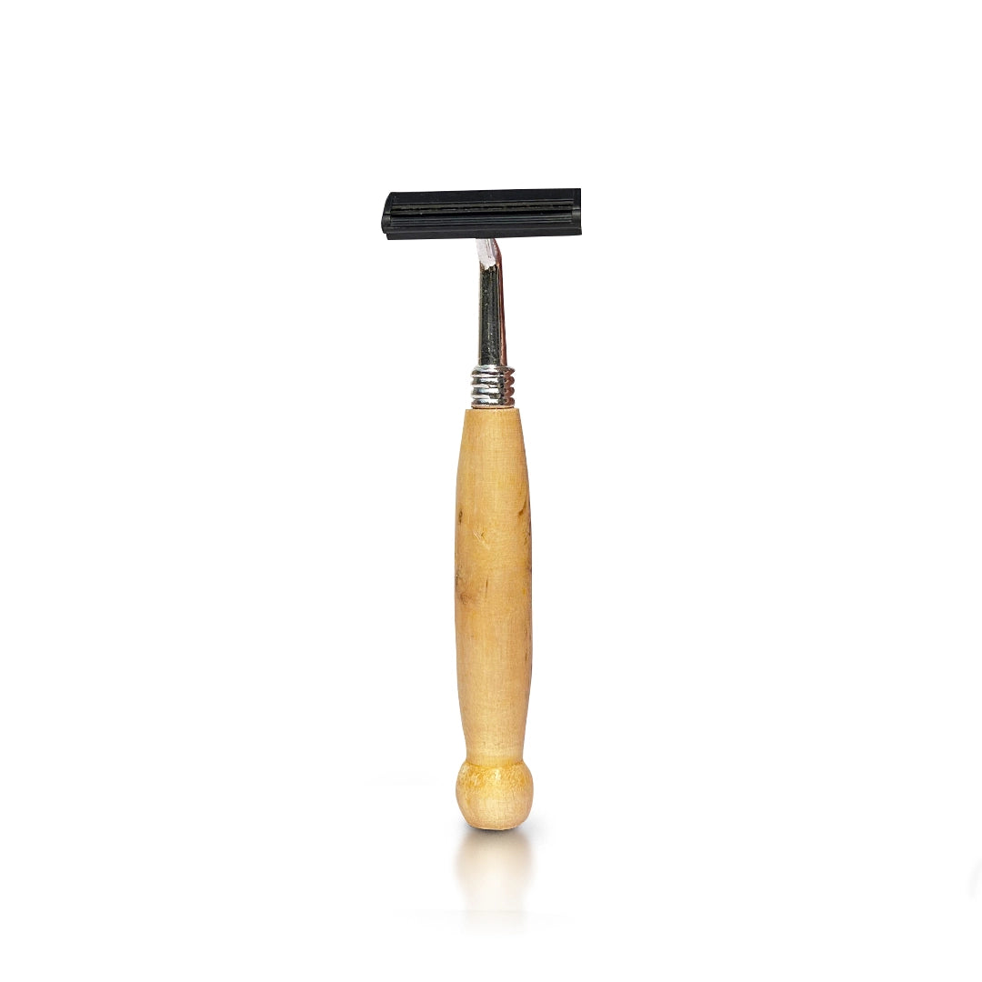 Durable bamboo razor for face - meserii.com
