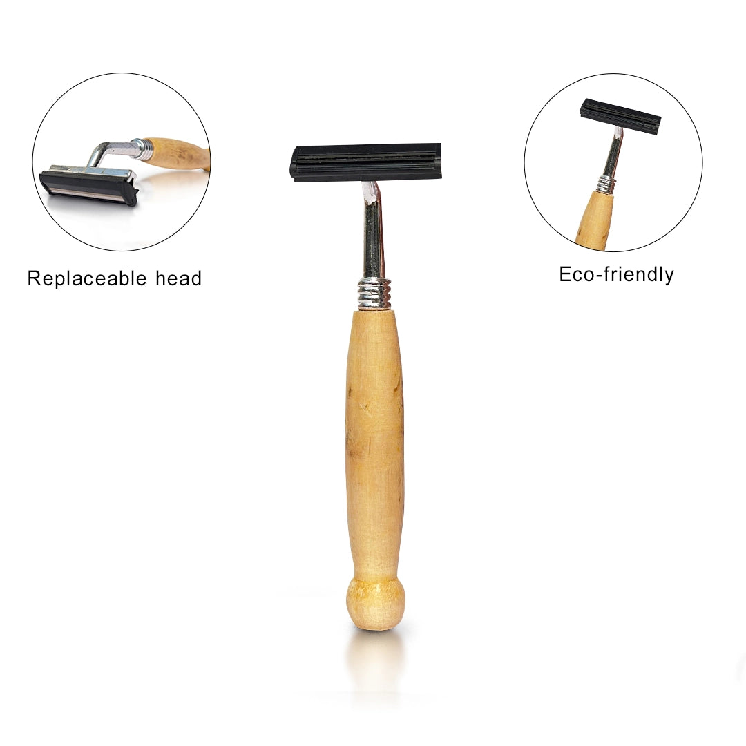 Easy-to-use bamboo razor for all skin types - meserii.com