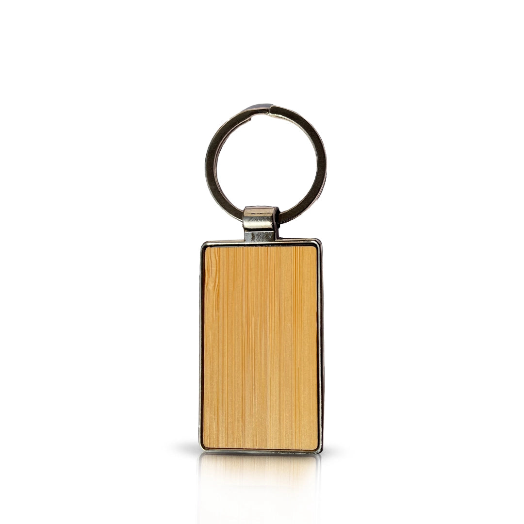 Handcrafted bamboo keychain - meserii.com