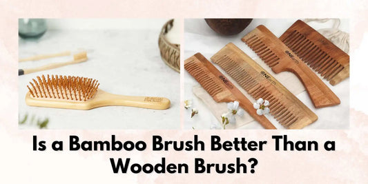 bamboo brush is better than wooden brush 