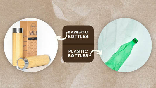 Bamboo Bottles vs Plastic Bottles: Making a Green Choice - Meserii