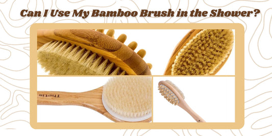 using bamboo brush in shower