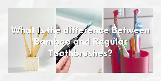 bamboo toothbrush vs. regular toothbrush