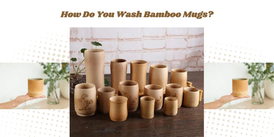 washing bamboo mugs