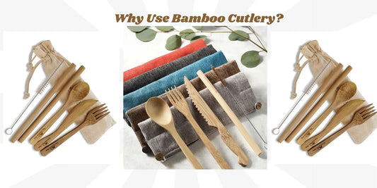 using bamboo cutlery