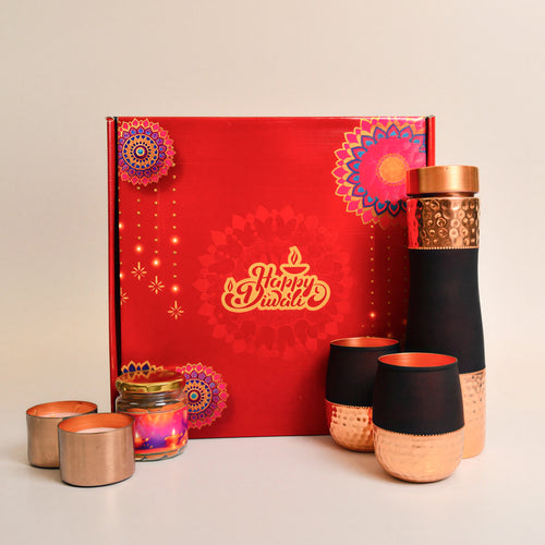 4 in 1 Copper Diwali Set