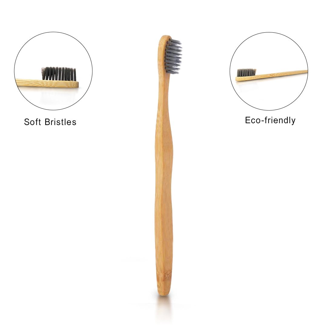 Bamboo Charcoal Toothbrush - Meserii