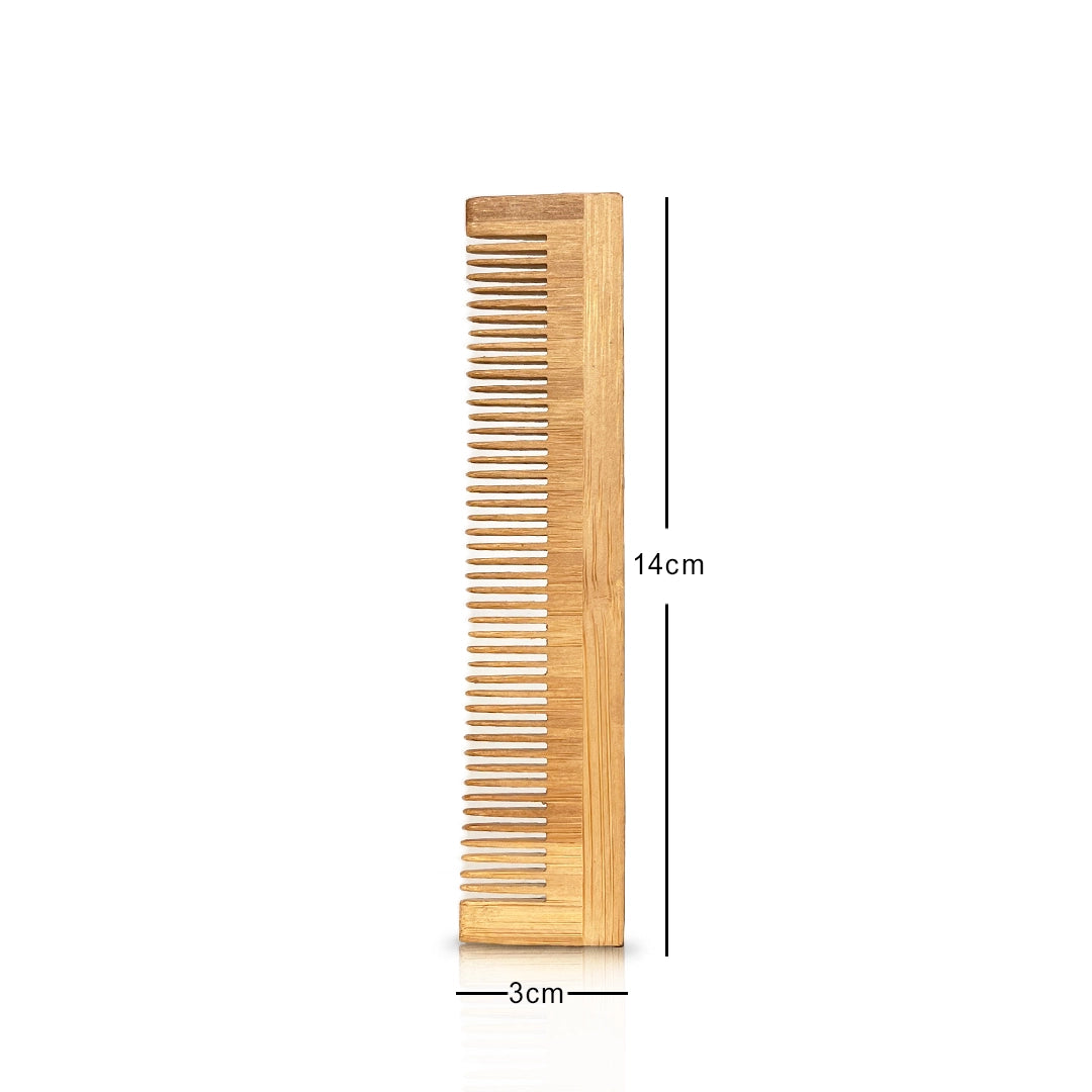 Natural bamboo comb, lightweight and anti-static