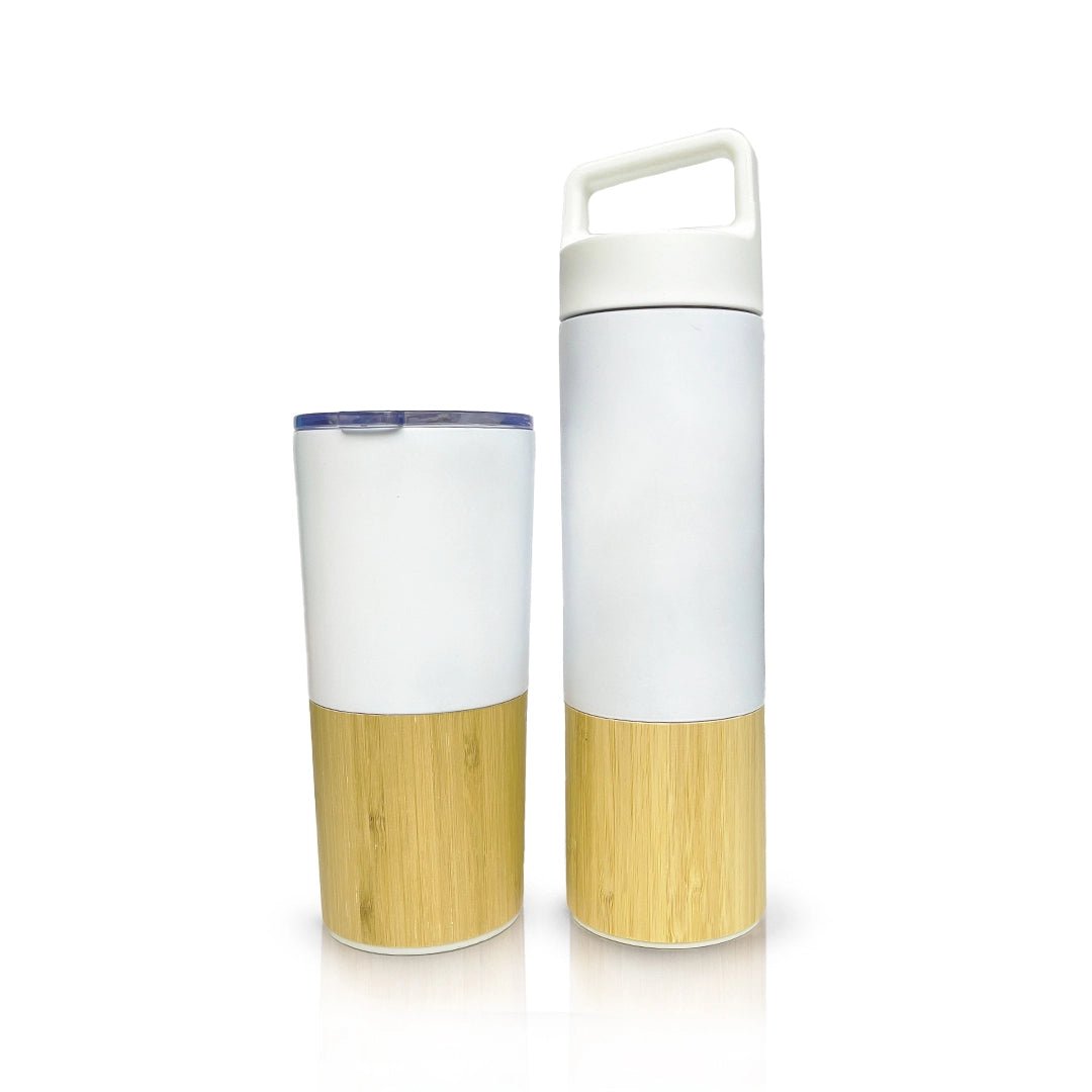 Bamboo Bottle and Bamboo Tumbler Combo - Meserii