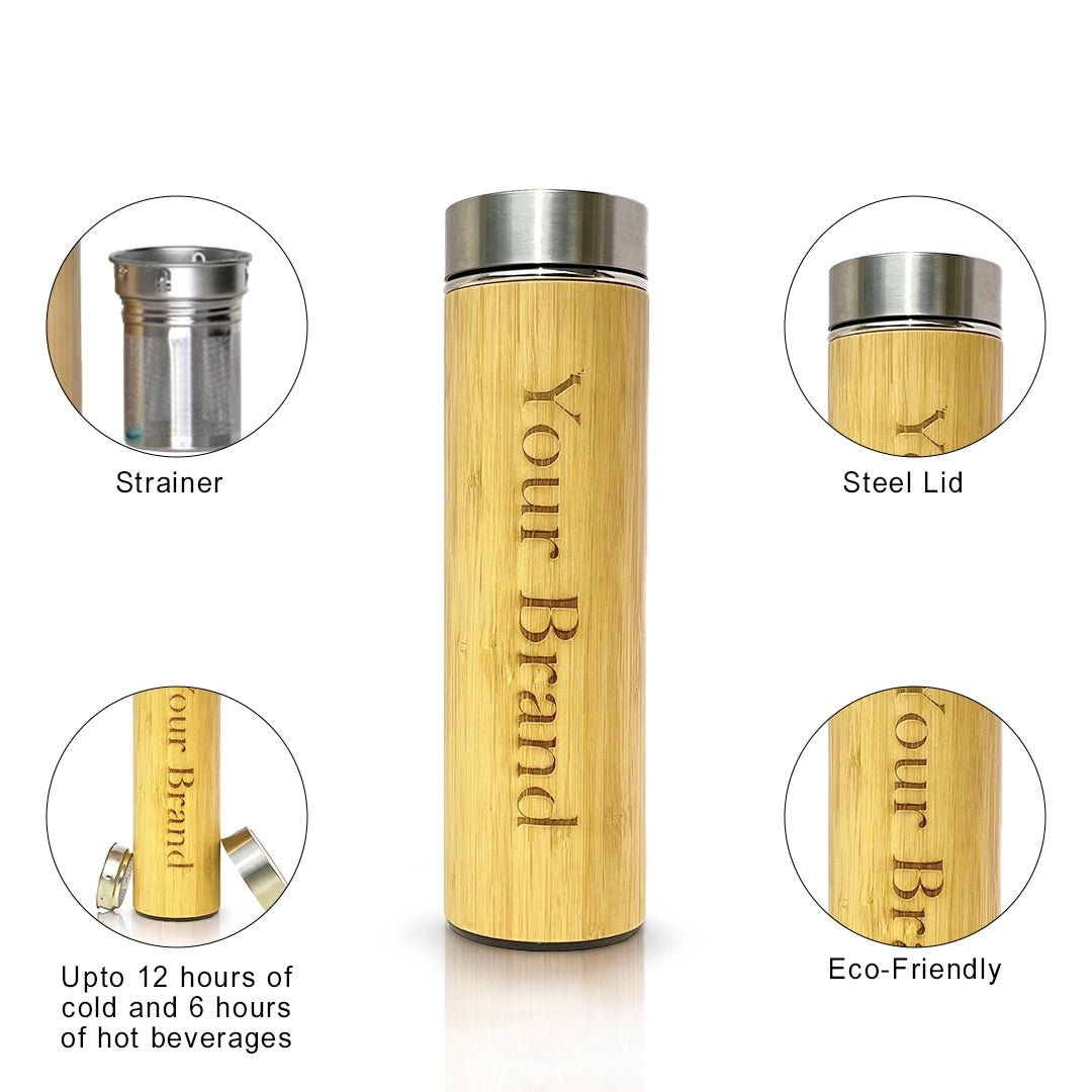 Bamboo Bottle Corporate Gift - Meserii