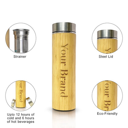 Bamboo Bottle Corporate Gift - Meserii