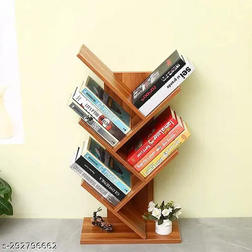 Shiny Home Decor Laminated Wooden Bookshelf