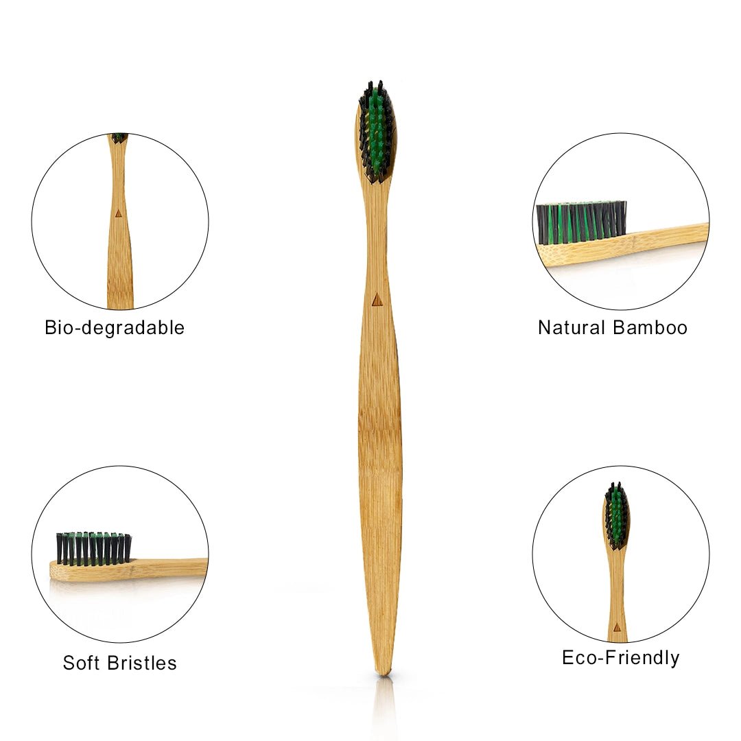 Bamboo Charcoal Neem Toothbrush - Meserii