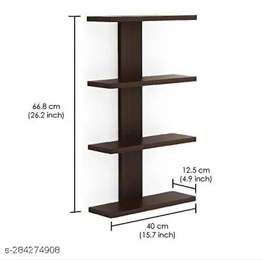 5 - Tier Wooden Wall Shelf - Meserii